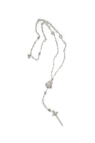 FUTURE SONG ROSARY SILVER , Necklace - PEOPLE ARE STRANGE, PEOPLE ARE STRANGE
 - 1